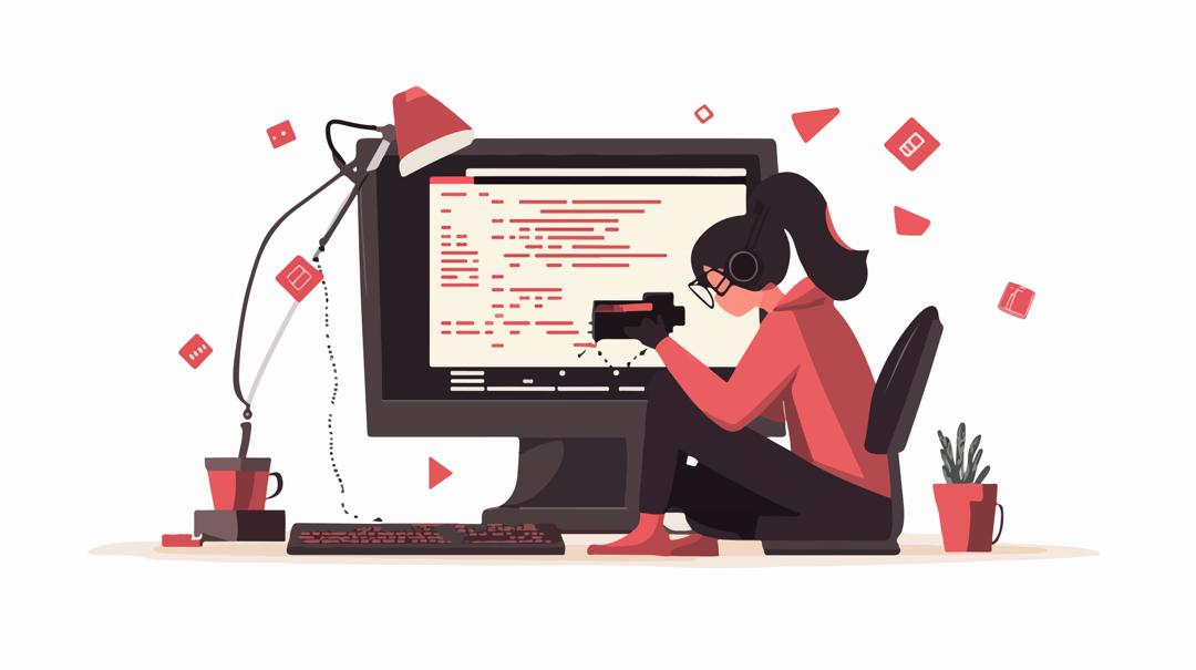 バグを修正するエンジニア