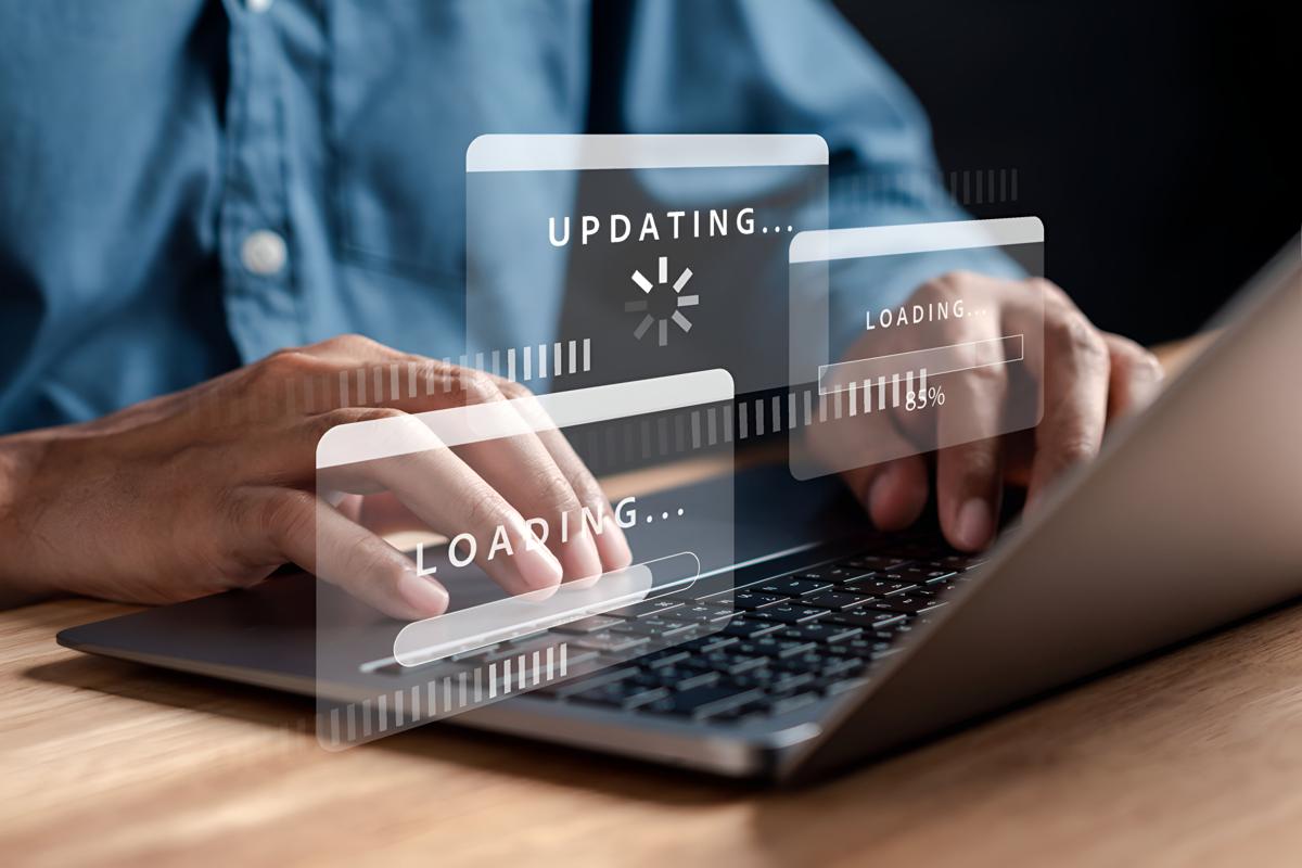 ソフトウェアの更新作業